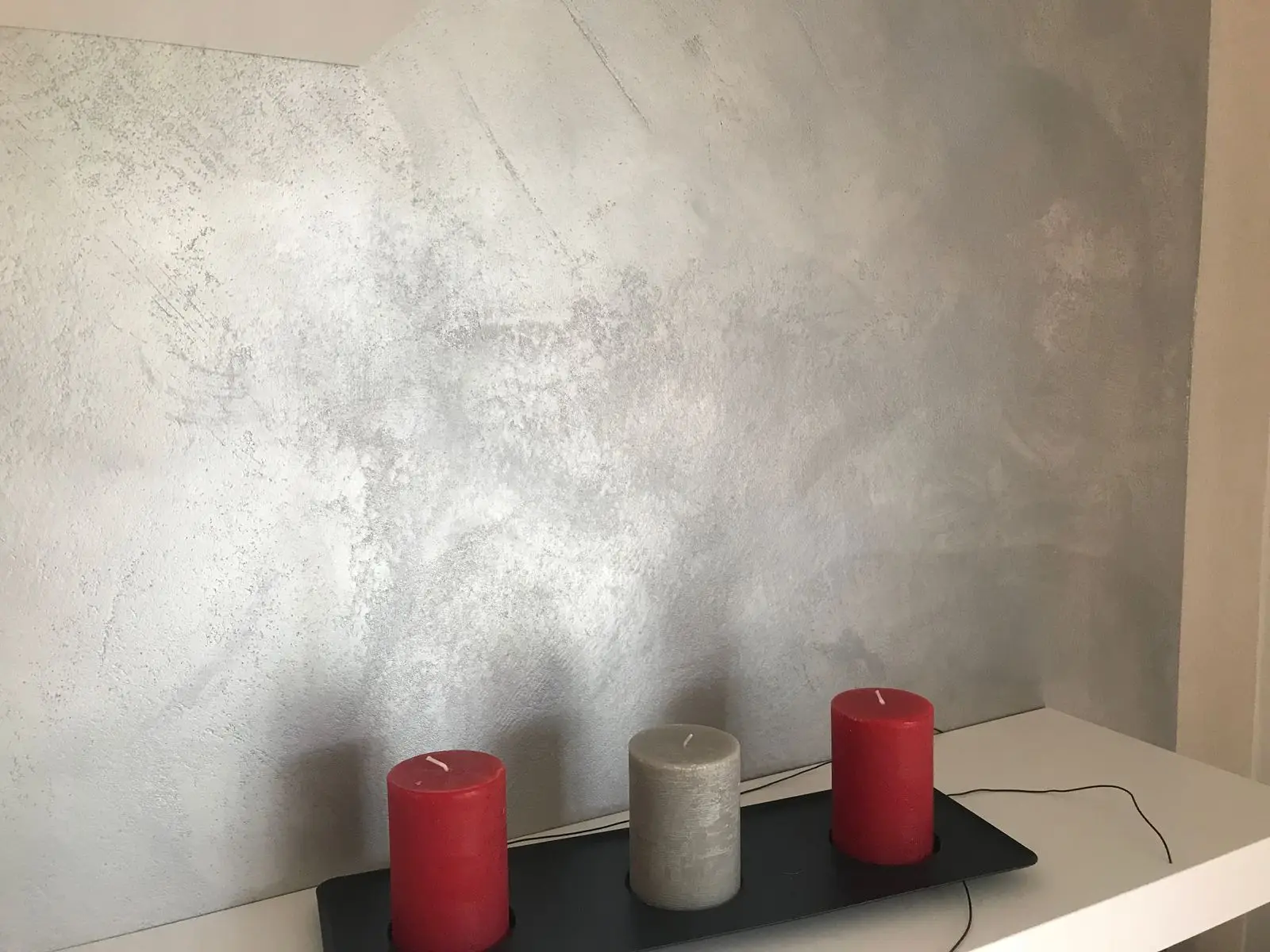 Wandgestaltung mit Spachteltechnik